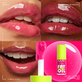 Fat Oil Lip Drip, Moisturizing, Shiny, Vegan Tinted Lip Gloss, Non-Sticky Finish, 12H Hydration, Squalane, Raspberry and Cloudberry Oils
