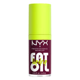 Fat Oil Lip Drip, Moisturizing, Shiny, Vegan Tinted Lip Gloss, Non-Sticky Finish, 12H Hydration, Squalane, Raspberry and Cloudberry Oils