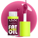 Fat Oil Lip Drip, Moisturizing, Shiny, Vegan Tinted Lip Gloss, Non-Sticky Finish, 12H Hydration, Squalane, Raspberry and Cloudberry Oils