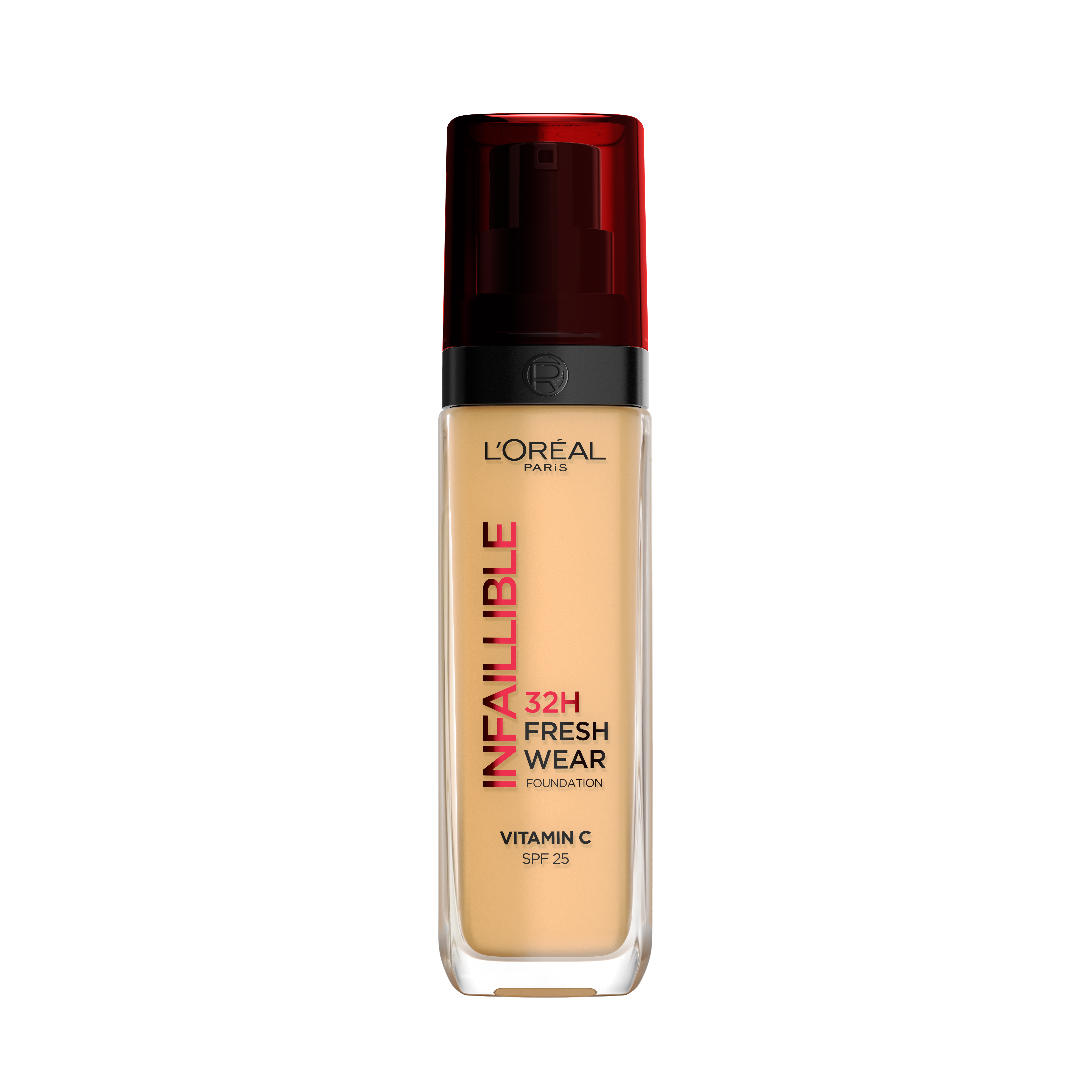L’Oréal Paris Makeup Infallible 32H Freshwear Longwear Liquid Foundation, Vitamin C, SPF25