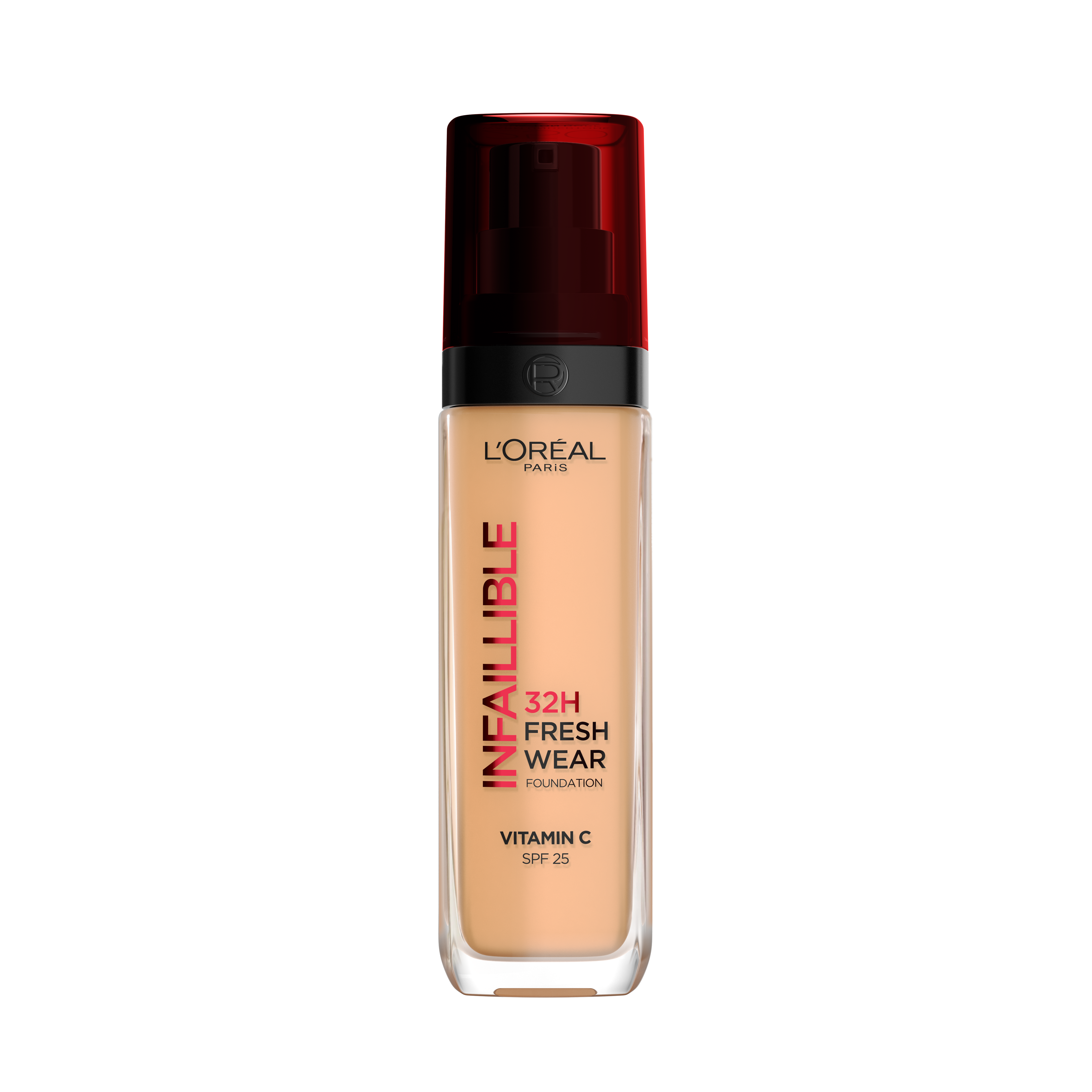 L’Oréal Paris Makeup Infallible 32H Freshwear Longwear Liquid Foundation, Vitamin C, SPF25