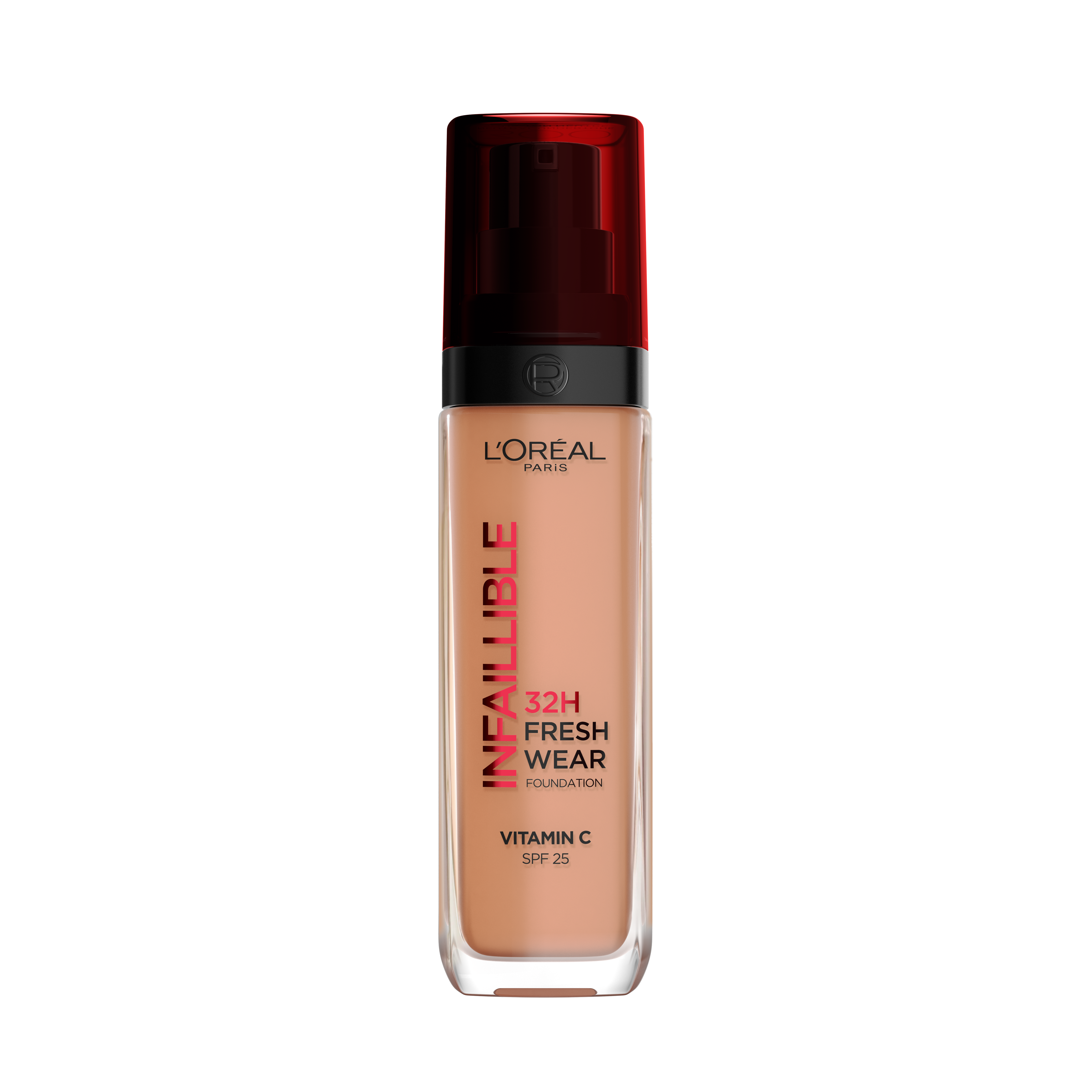 L’Oréal Paris Makeup Infallible 32H Freshwear Longwear Liquid Foundation, Vitamin C, SPF25