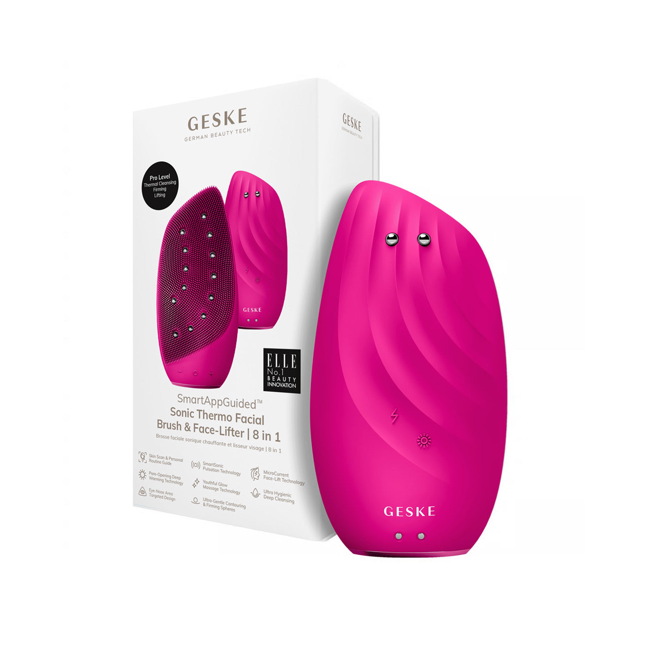 Sonic Thermo Facial Brush & Face-Lifter | 8 In 1