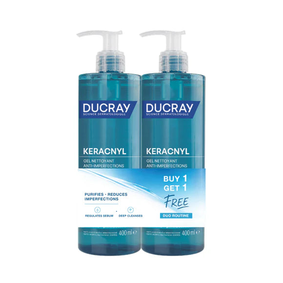 Ducray Keracnyl Foaming Gel Duo 400ml