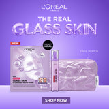 Revitalift Glass Skin Hydrogel Glow Mask & Revitalift Filler Glass Skin Moisturising Fluid