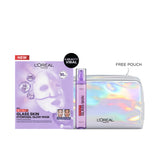Revitalift Glass Skin Hydrogel Glow Mask & Revitalift Filler Glass Skin Moisturising Fluid