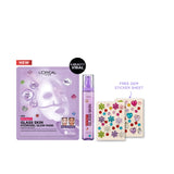 Revitalift Glass Skin Hydrogel Glow Mask & Revitalift Filler Glass Skin Moisturising Fluid