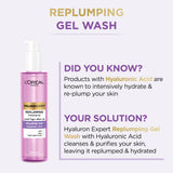 Hyaluron Expert Replumping Cleansing Gel Wash with Hyaluronic Acid