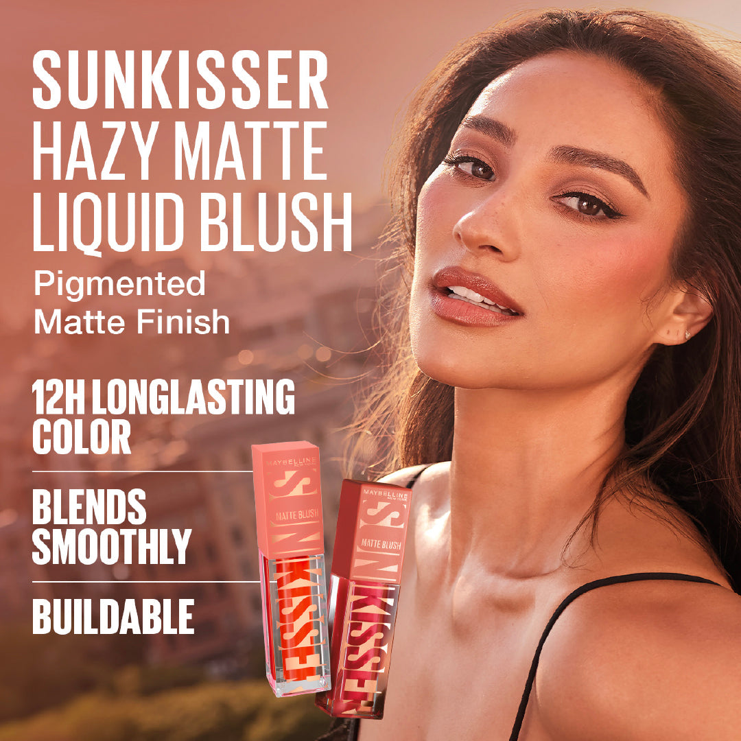 Sunkisser 12H Longwear Multi-use Matte Liquid Blush, Bronzer, Blendable, Buildable