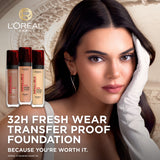 L’Oréal Paris Makeup Infallible 32H Freshwear Longwear Liquid Foundation, Vitamin C, SPF25