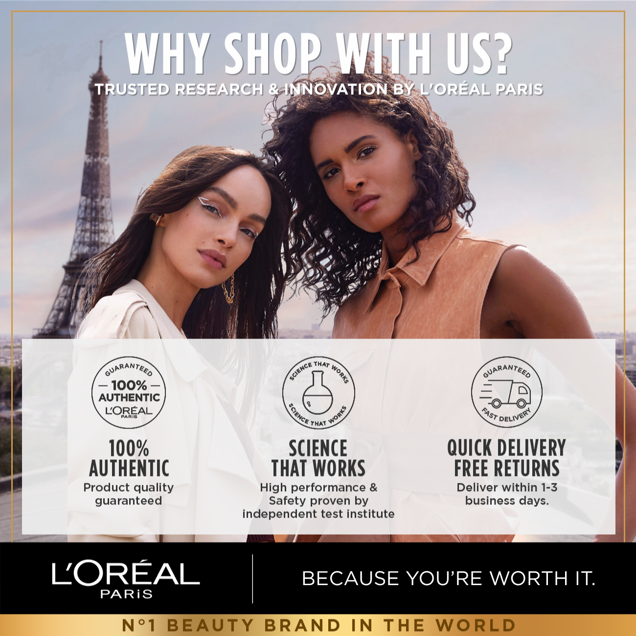 L’Oréal Paris Makeup Infallible 32H Freshwear Longwear Liquid Foundation, Vitamin C, SPF25
