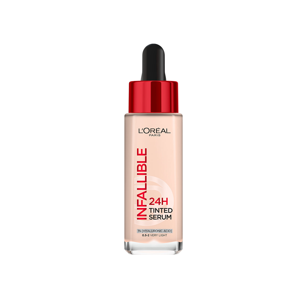 L’Oréal Paris Infallible 24H Tinted Serum with 1% Hyaluronic Acid for Radiant Hydrated Skin, Light to Medium Coverage