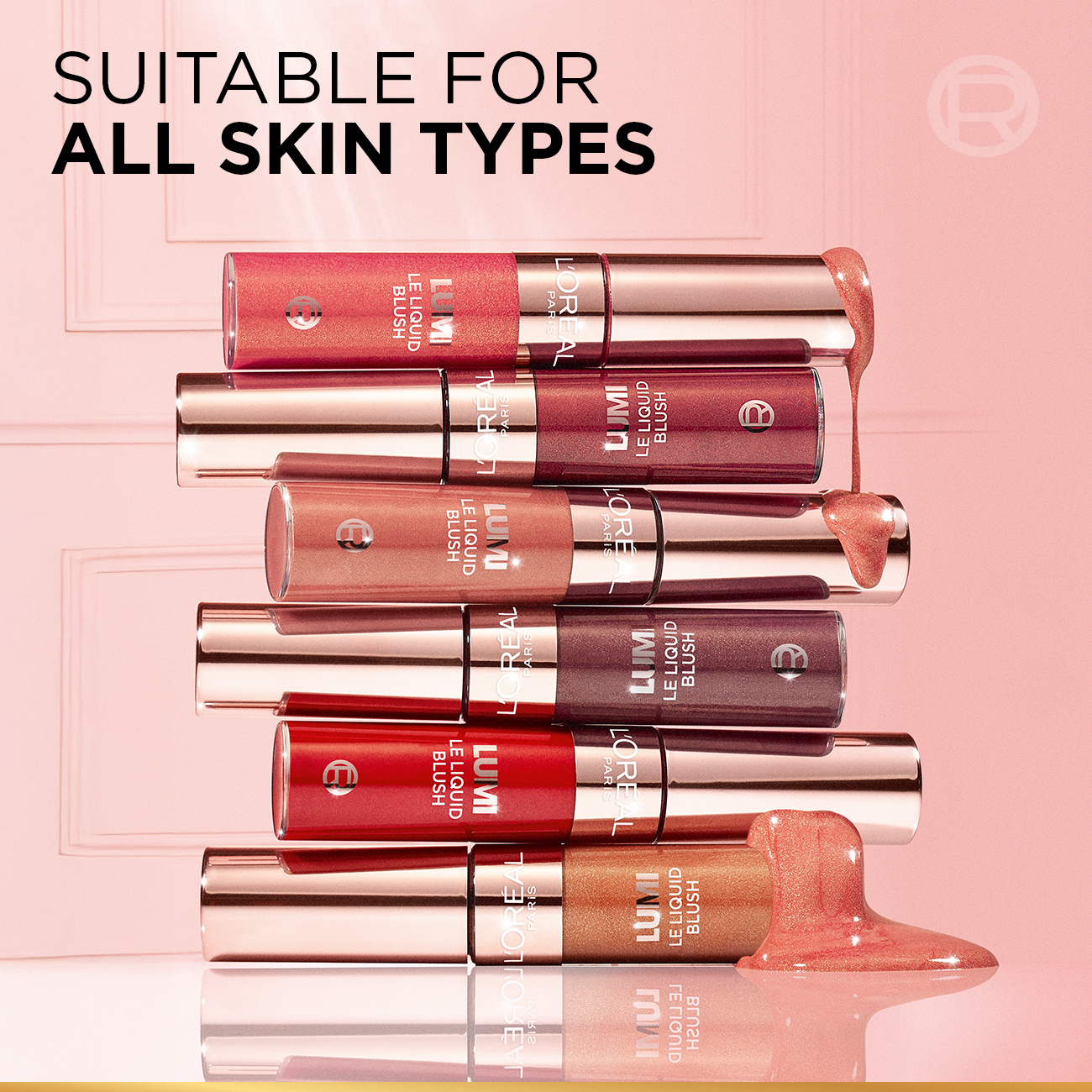 Lumi Le Liquid Blush with a Glowy Radiant Natural Blush Finish, Weightless and Buildable