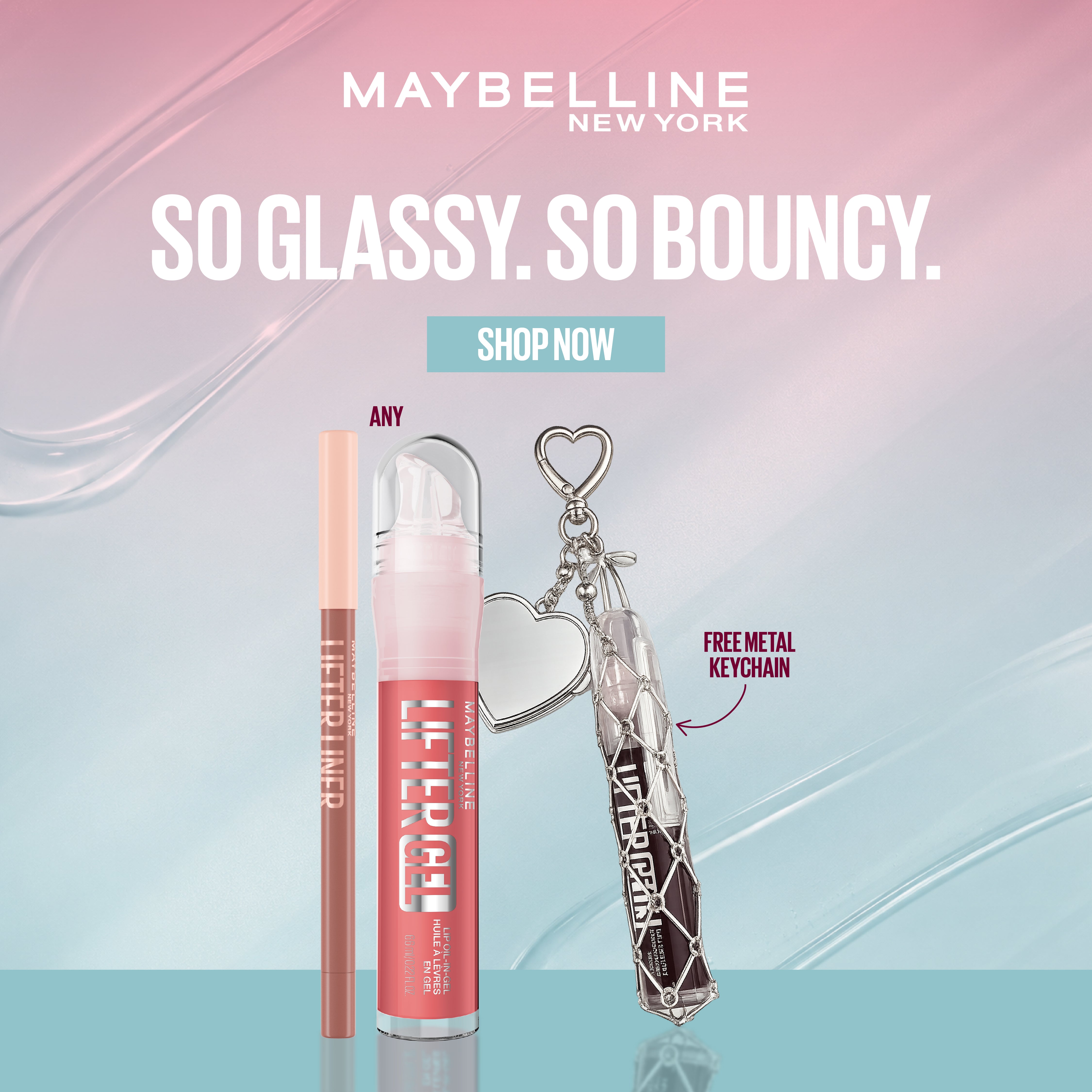 Lifter Gel Lip Oil-In-Gel Lip Gloss & Lifter Liner Lip Liner Pencil Duo
