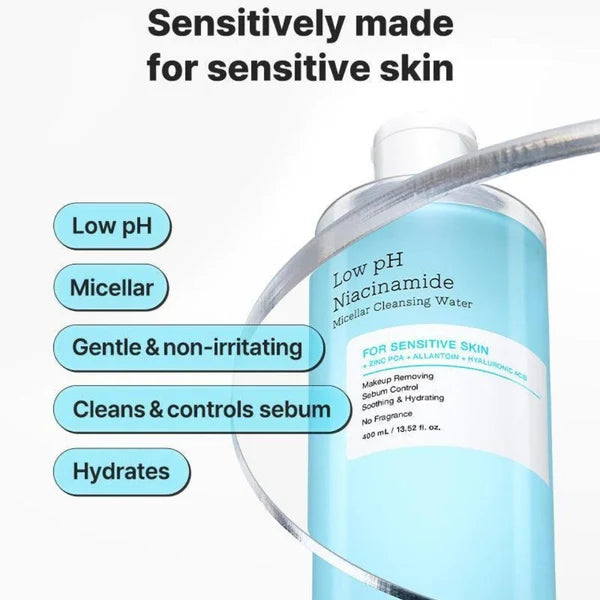 Low pH Niacinamide Micellar Cleansing Water