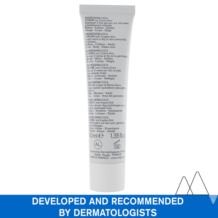 Bariéderm Cica-Cream with Copper-Zinc - Weakened Irritated Skin