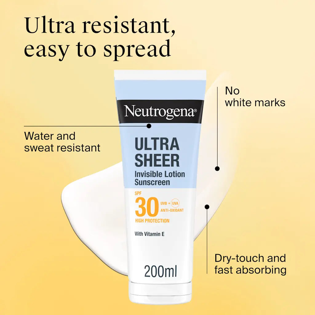 Ultra Sheer Invisible Hydration Body Lotion Sunscreen SPF30