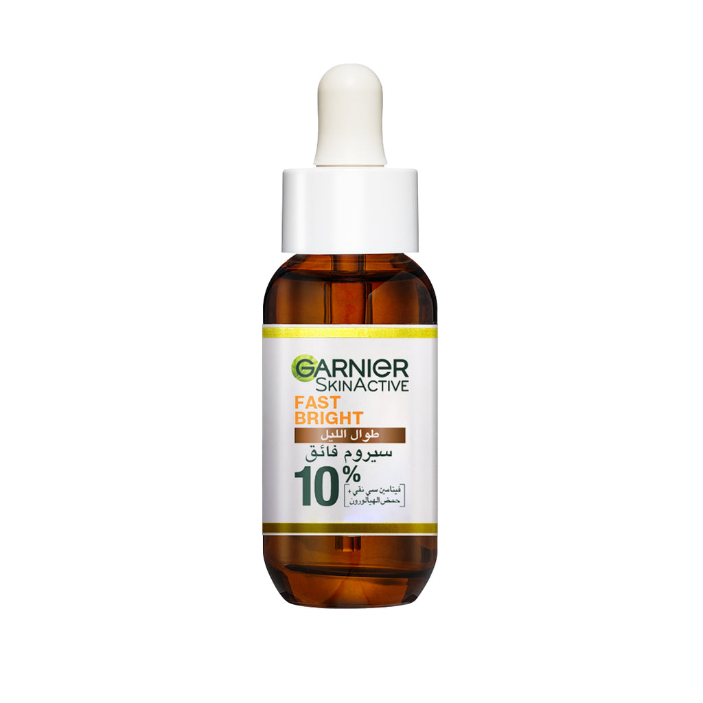 Garnier Fast Bright  [10%] Pure Vitamin C & Hyaloronic Acid - Brightening Night Serum