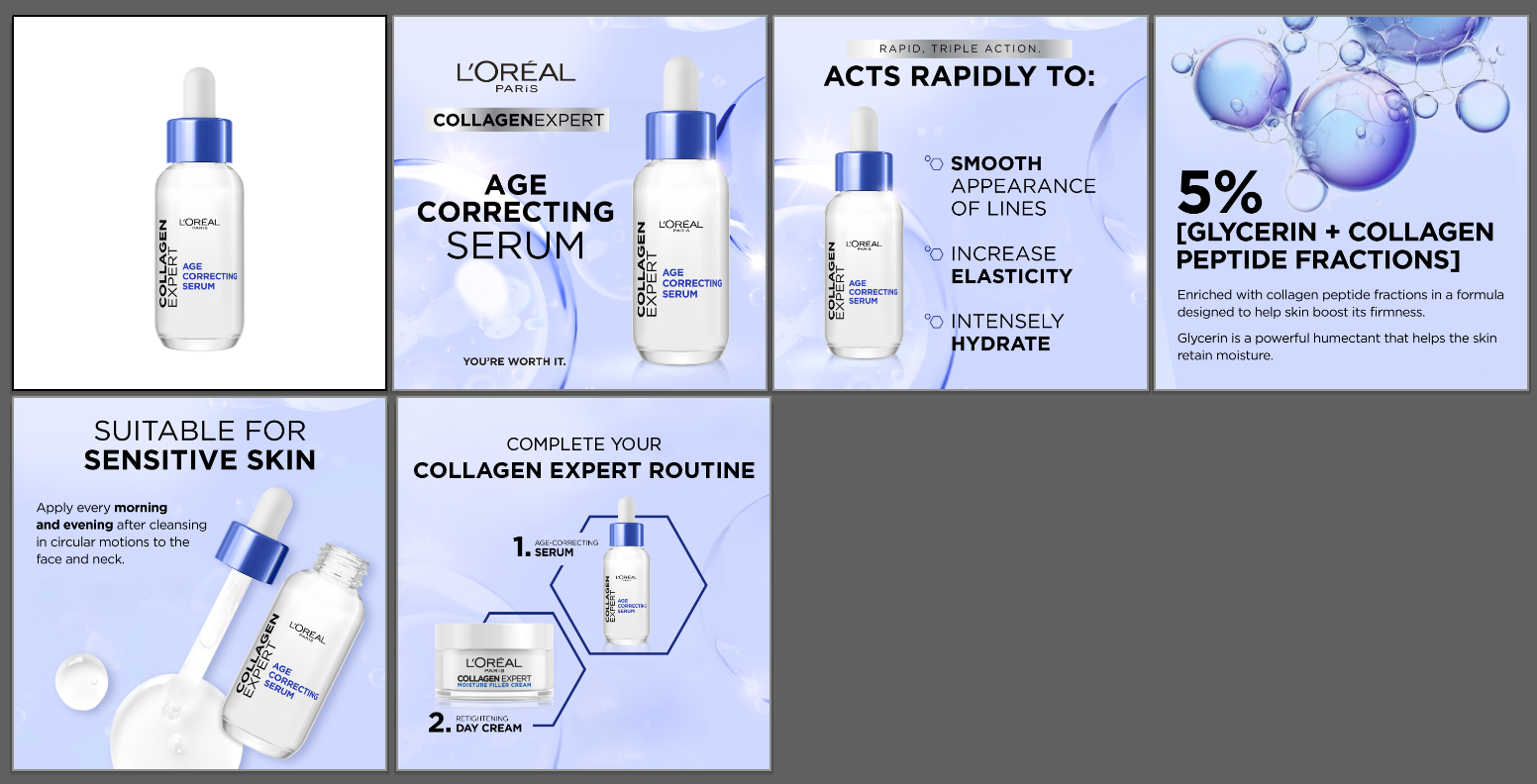 L’Oréal Paris Collagen Expert Age-Correcting Serum with Glycerin & Collagen Peptide Fractions