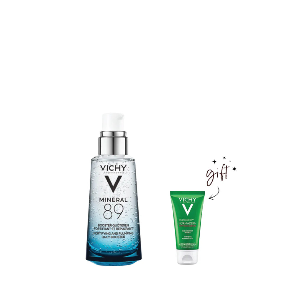 Mineral 89 Fortifying And Plumping & Normaderm Purifying Gel 50ml Offer