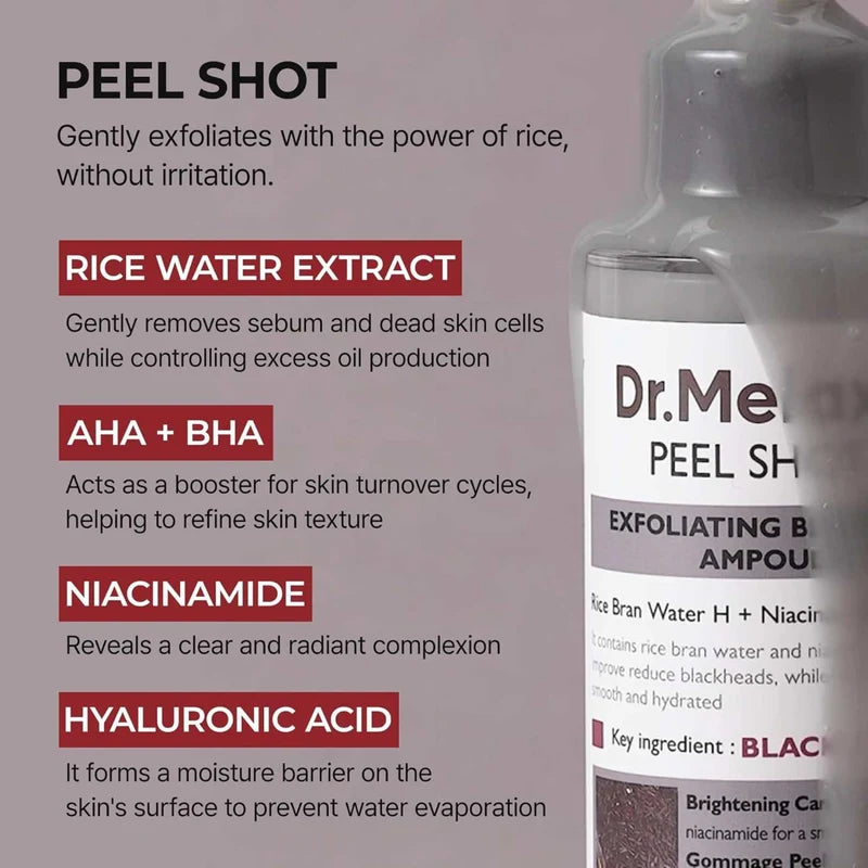 Peel Shot Exfoliating Black Rice Ampoule