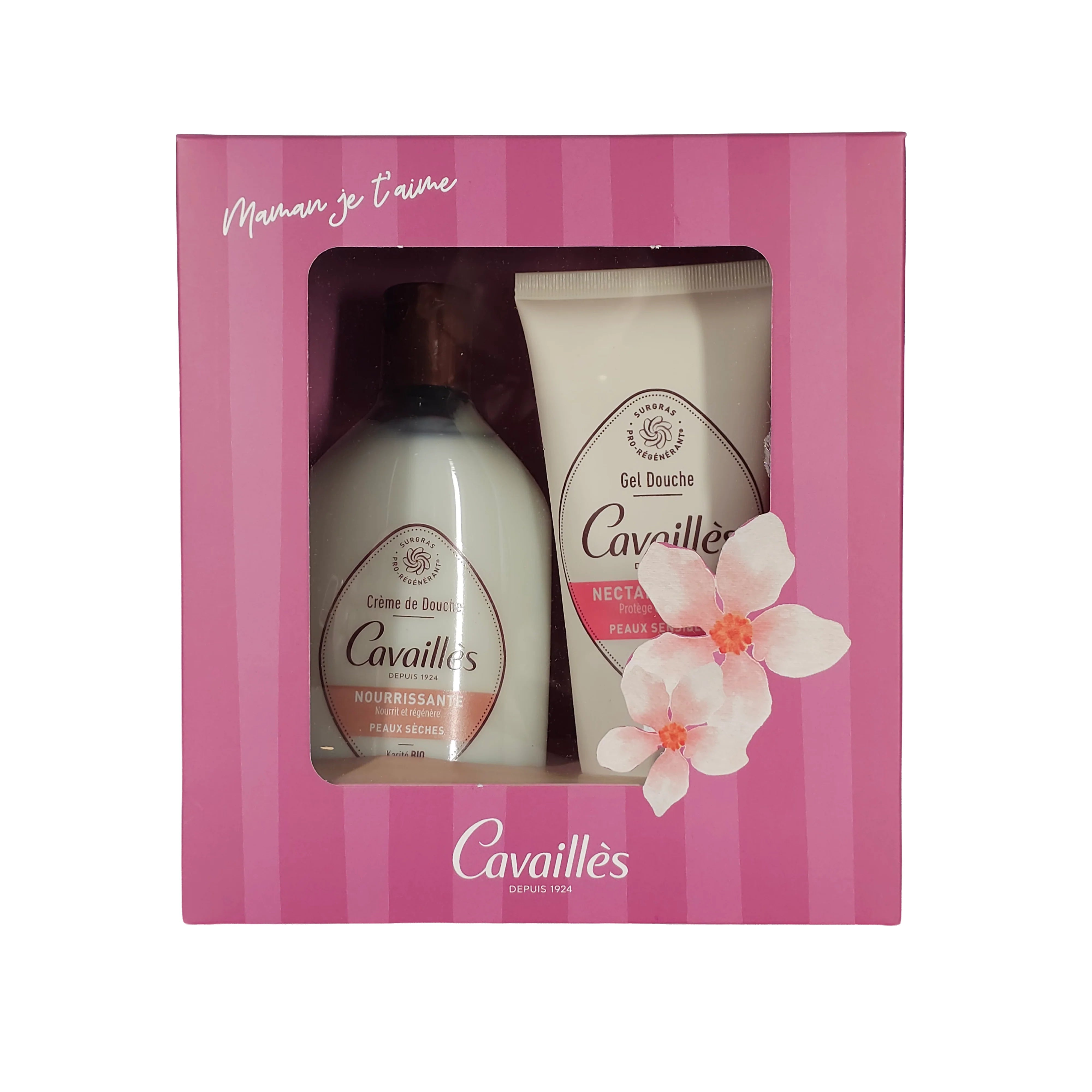 Nourishing Shower Cream 250ML & Extra-Gentle Surgras Shower Gel Rose Nectar 200ML