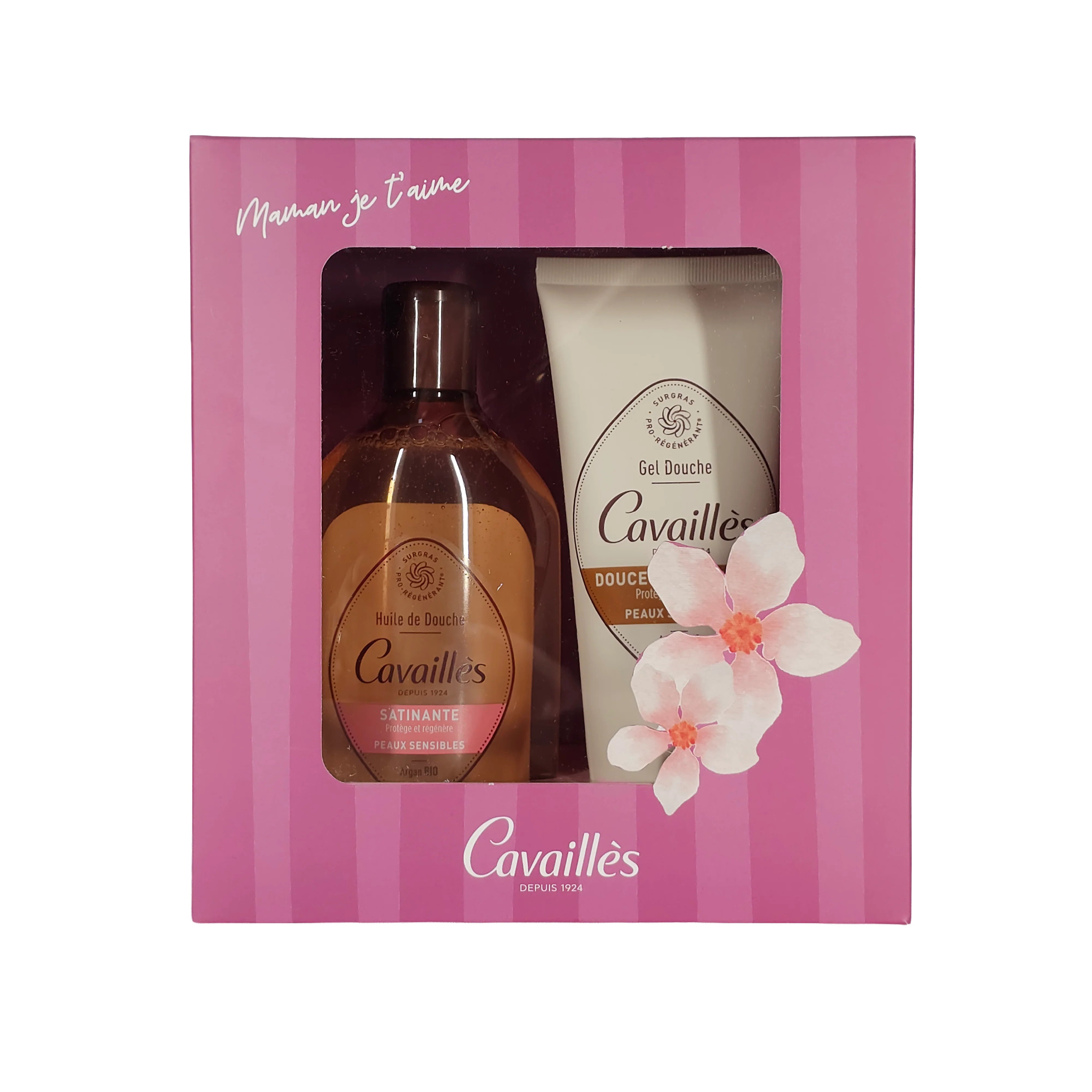 Satiny Shower Oil with Argan and Rose Extract 250ML & Active Surgras Shower Gel Sweet Almond