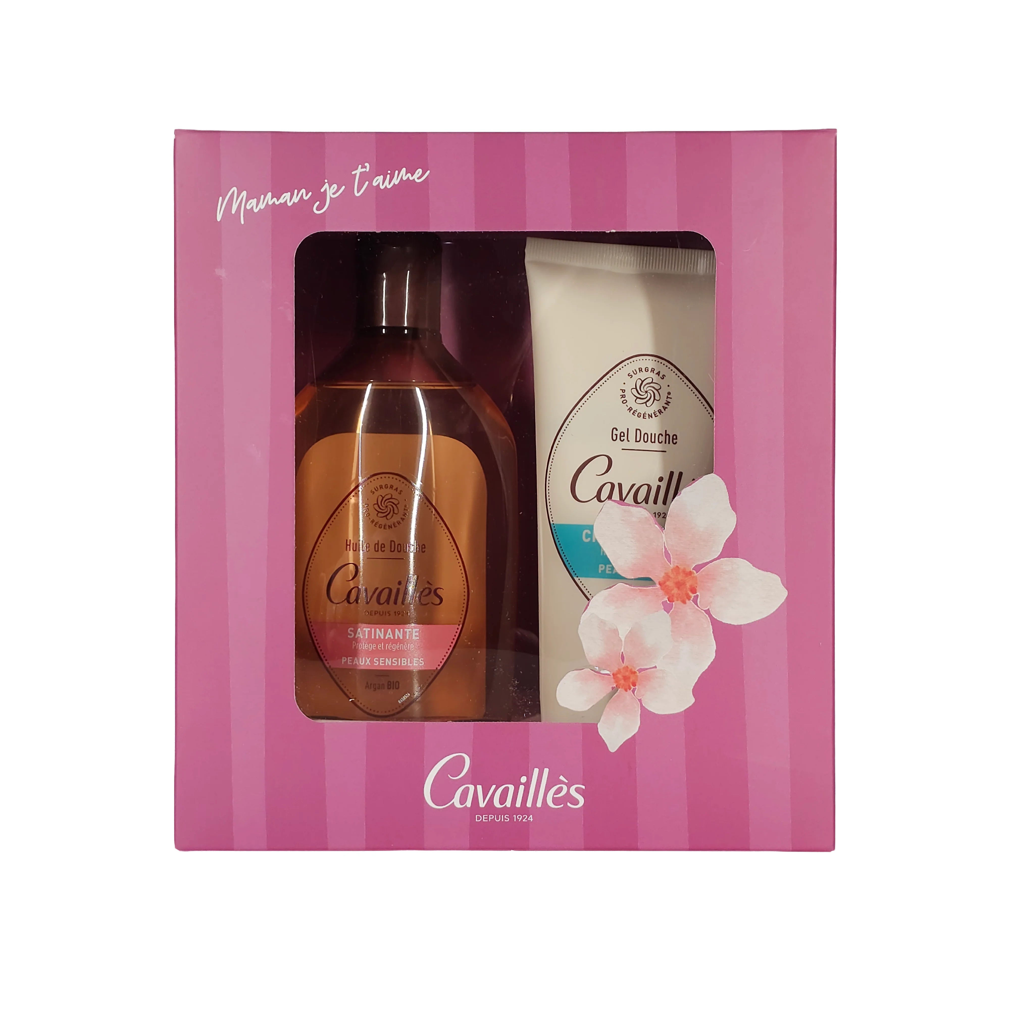 Satiny Shower Oil with Argan and Rose Extract 250ML & Moisturizing Shower Milk-200ML