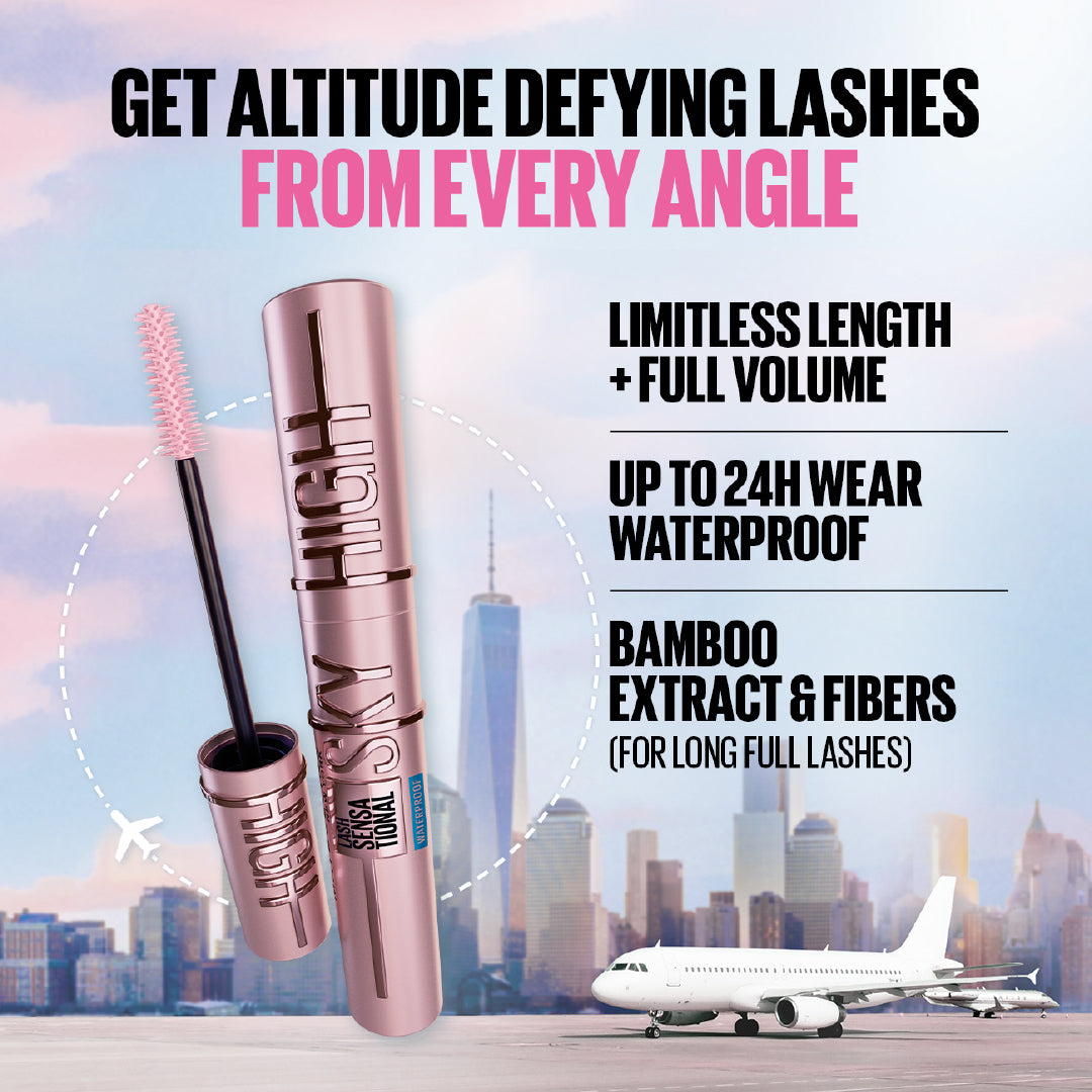 Maybelline New York Lash Sensational Sky High Mascara - Volumizing & Lengthening