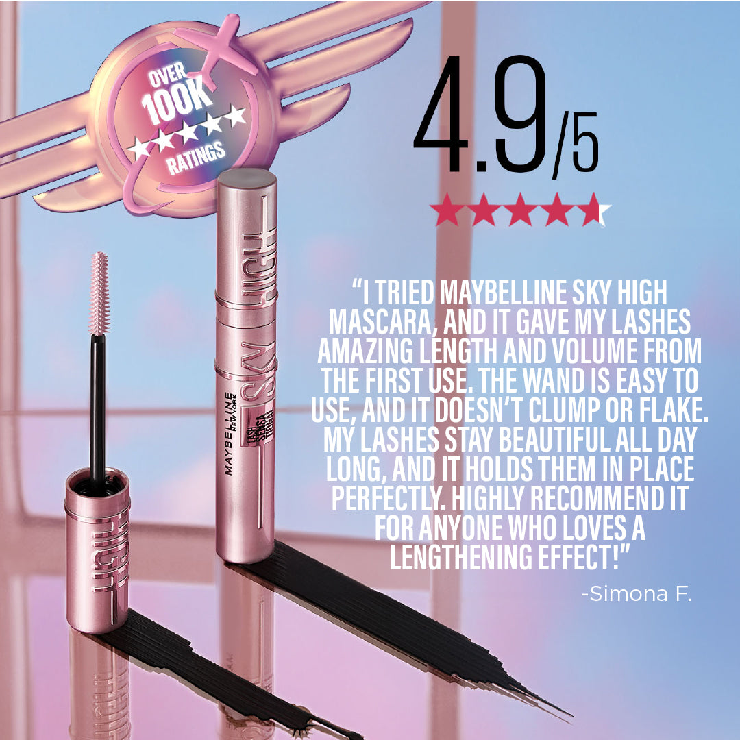 Maybelline New York Lash Sensational Sky High Mascara - Volumizing & Lengthening