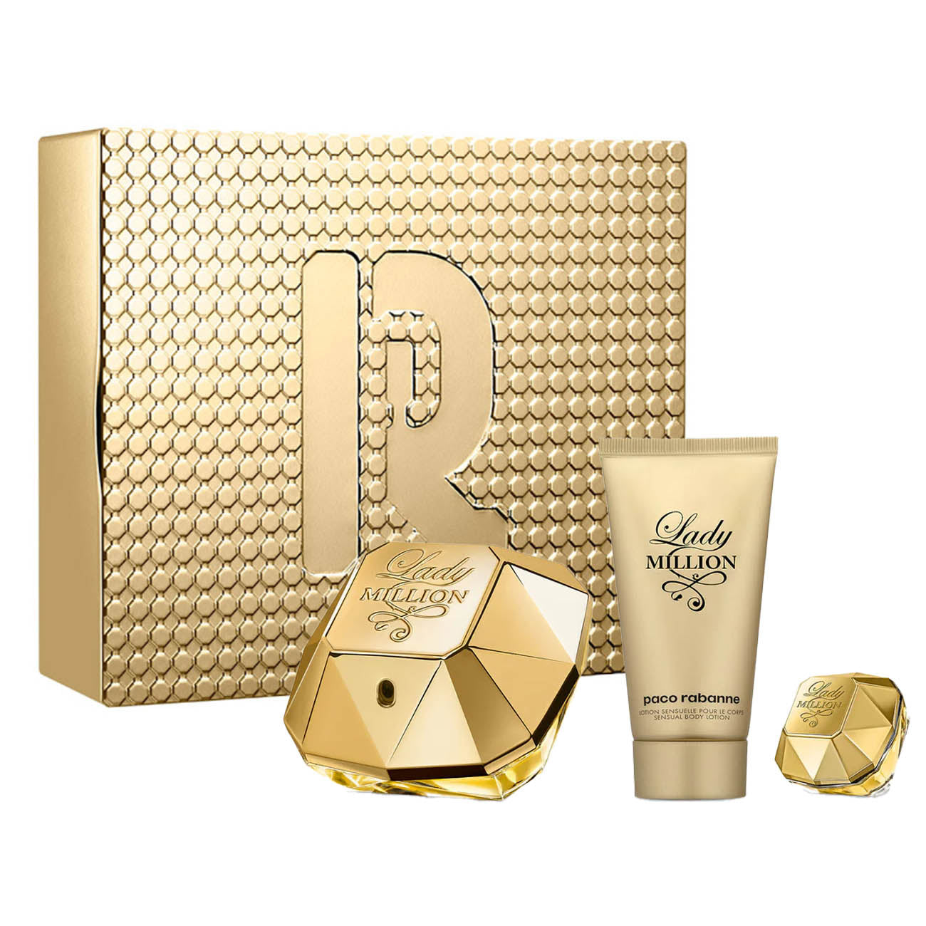 Paco Rabanne Lady Million Eau De Parfum Spray Set