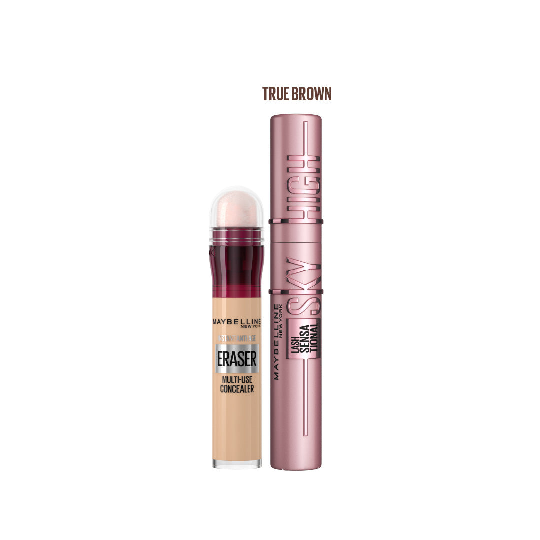 Instant Age Rewind Eraser & Lash Sensational Sky High Brown Mascara Duo