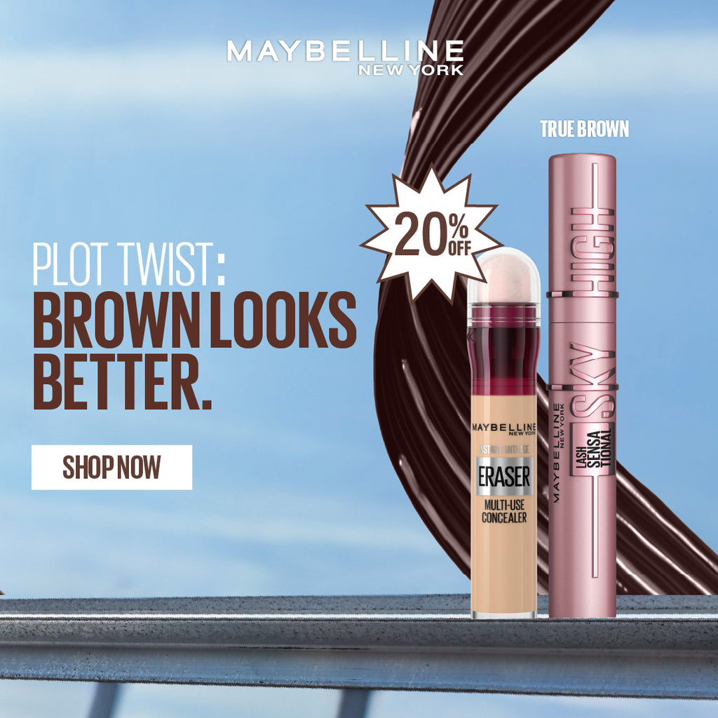 Instant Age Rewind Eraser & Lash Sensational Sky High Brown Mascara Duo