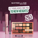 Lash Sensational Sky High Mascara & Eyestudio Hyper Easy Liquid Liner Matte-Intense Black &Eyeshadow Nudes of New York Trio