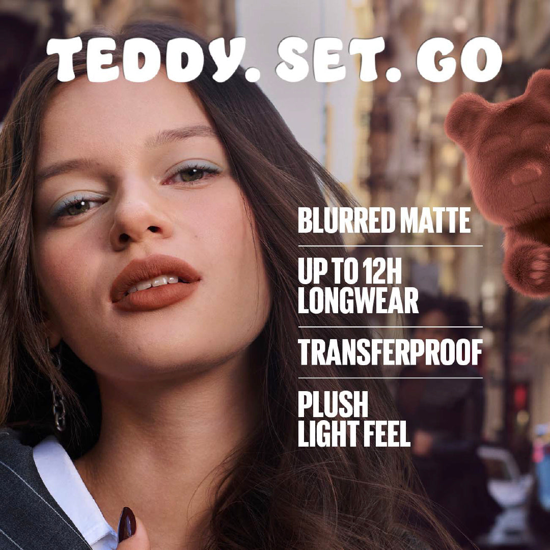Super Stay Teddy Tint  Soft Blurred Matte Lip Tint Duo