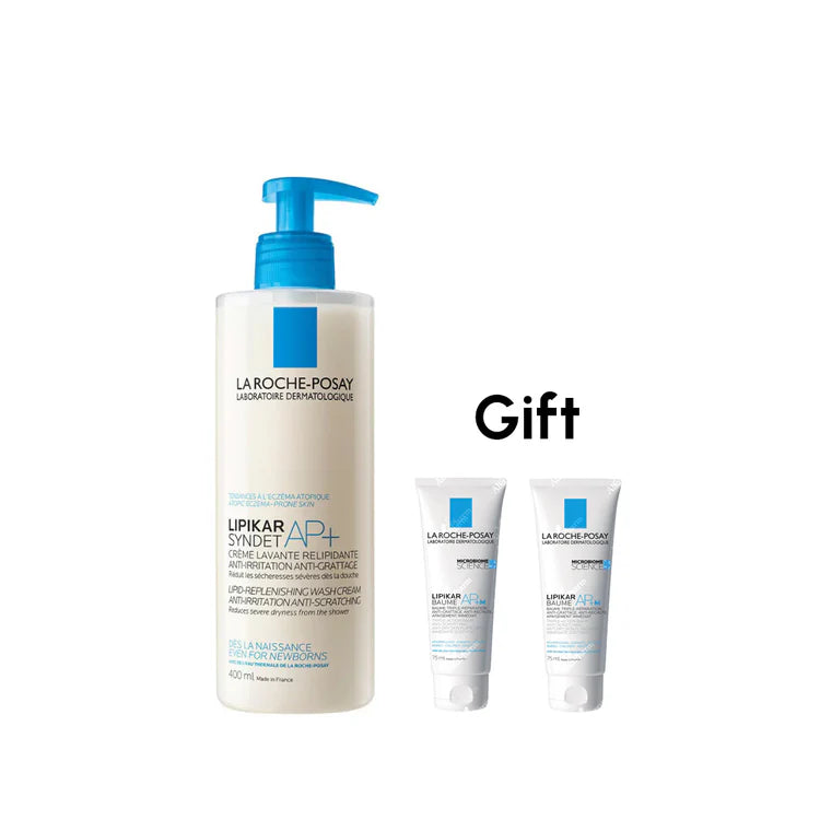Lipikar Syndet AP+ Lipid Replenishing Wash Cream &  Lipikar Baume AP+