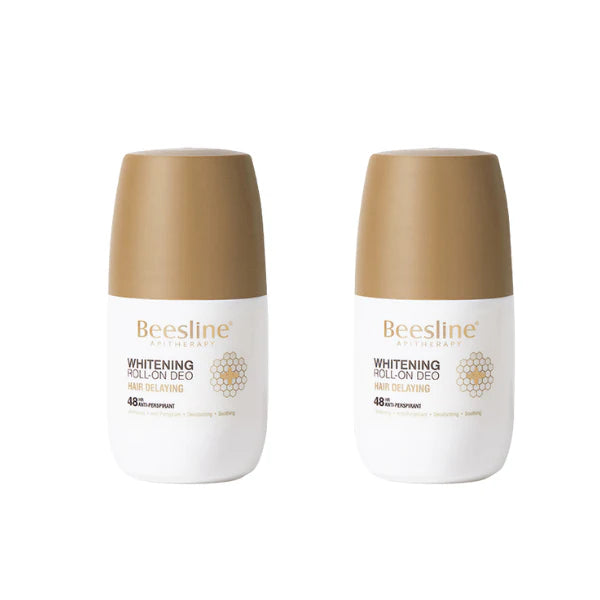 Natural Whitening Roll-On Deo Hair Delaying Duo