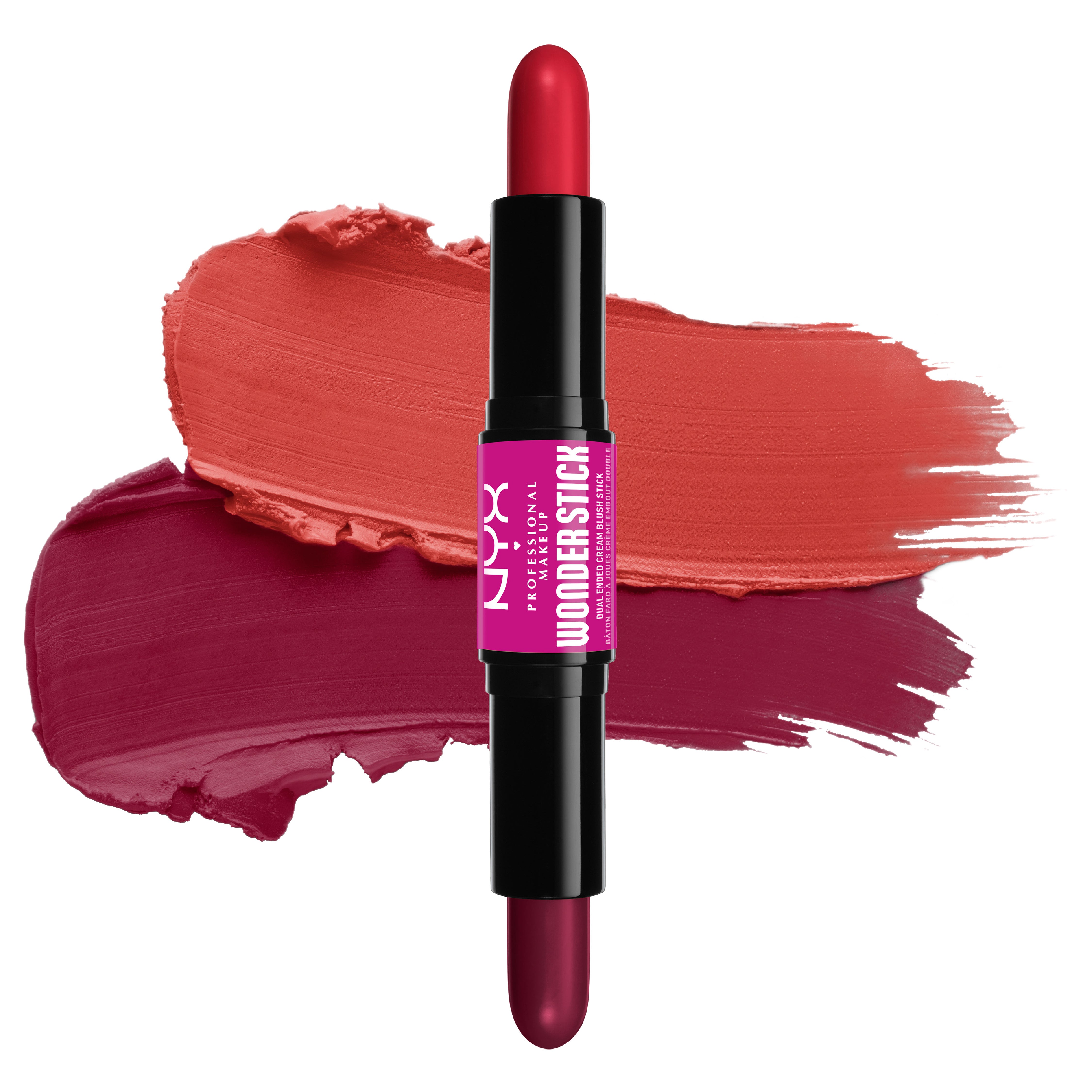 Wonder Stick Blush with Hydrating Hyaluronic Acid, Dual-Ended Cream Blush Stick