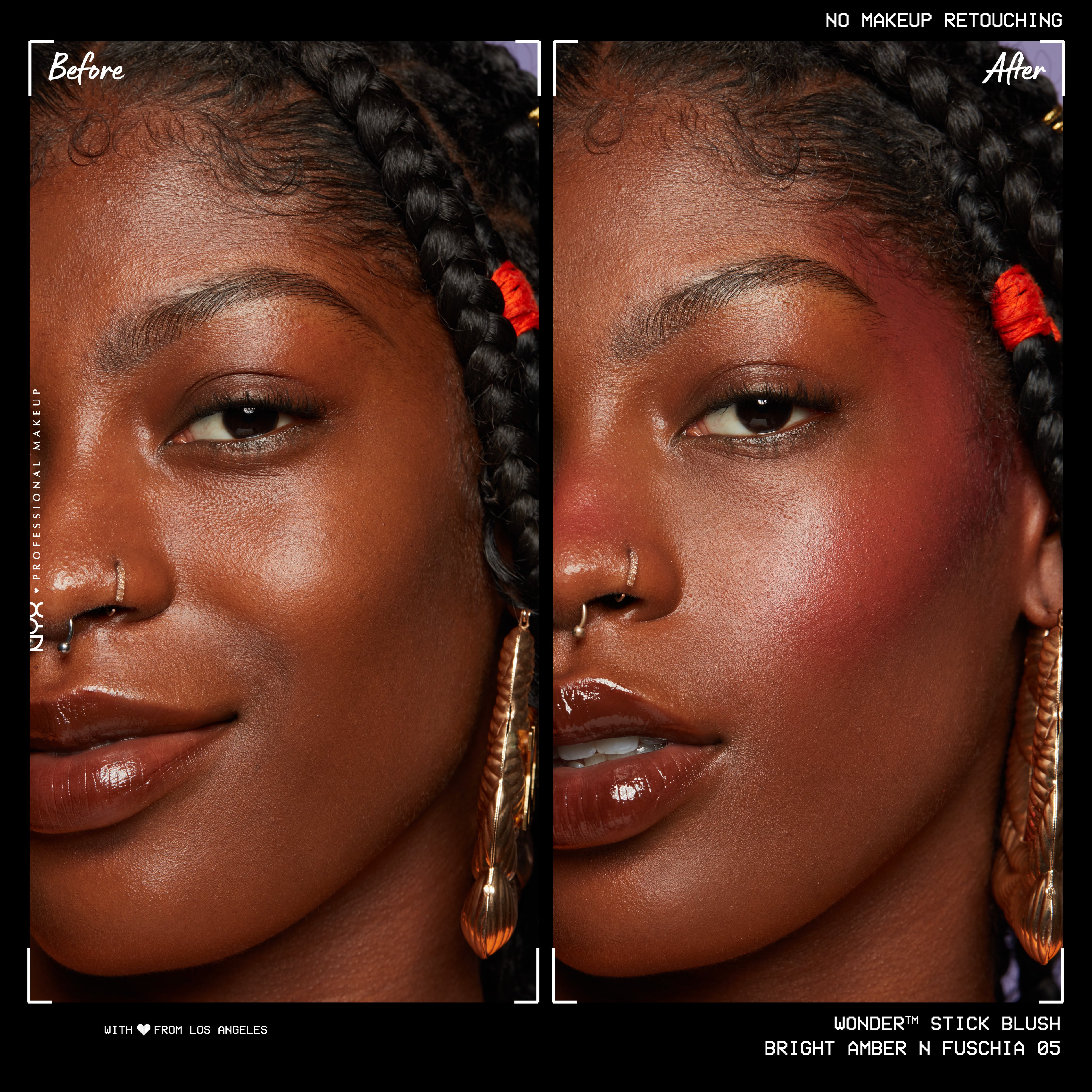 Wonder Stick Blush with Hydrating Hyaluronic Acid, Dual-Ended Cream Blush Stick