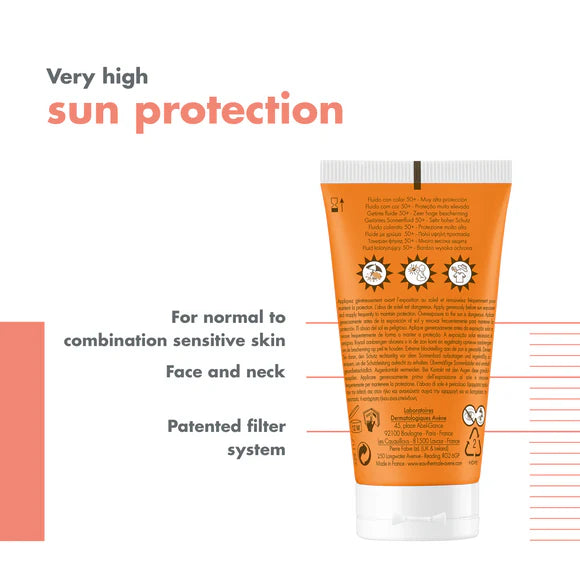 Very High Protection Tinted Fluid SPF50+ - Normal to Combination Sensitive Skin
