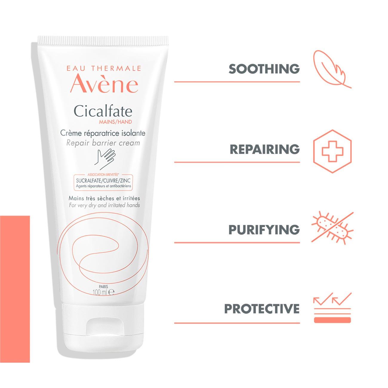 Avène Cicalfate Hand Repair Barrier Cream - Very Dry and Irritated Hands - Skin Society {{ shop.address.country }}