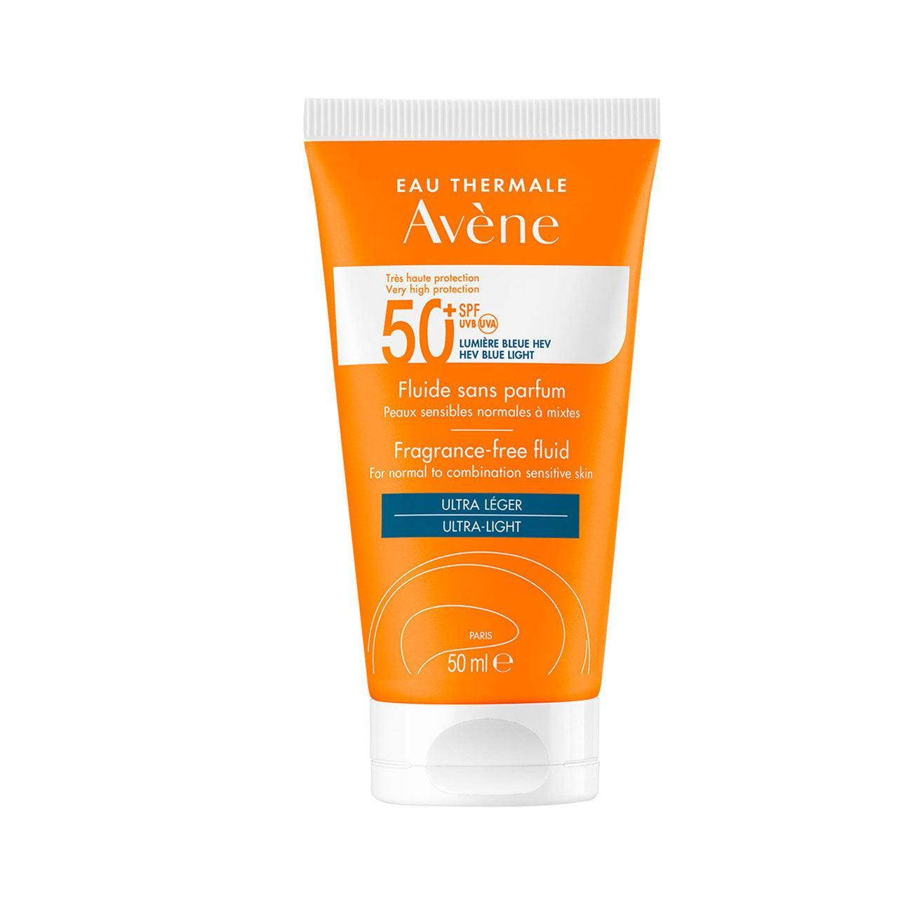 Avène Very High Protection Fluid SPF50+ Ultra-Light - Skin Society {{ shop.address.country }}