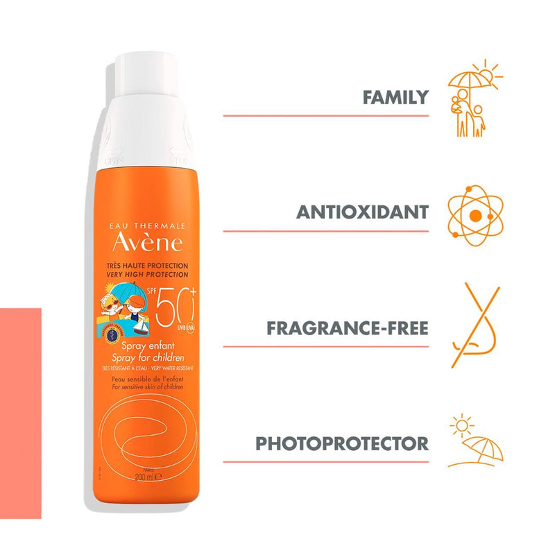 Avène Very High Protection Spray for Children SPF50+ - Skin Society {{ shop.address.country }}