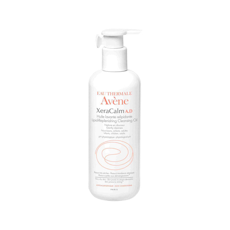 Avène XeraCalm A.D Lipid Replenishing Cleansing Oil for Very Dry Skin Prone to Atopic Dermatitis or Itching - Skin Society {{ shop.address.country }}