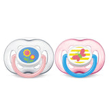 Avent Free Flow Pacifier 6-18M - Pack of 2 - Skin Society {{ shop.address.country }}
