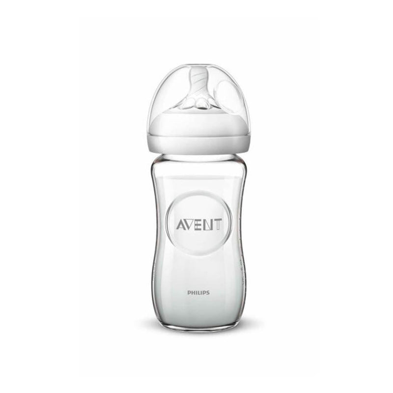 Avent Natural Glass Baby Bottle 1M+ - Skin Society {{ shop.address.country }}
