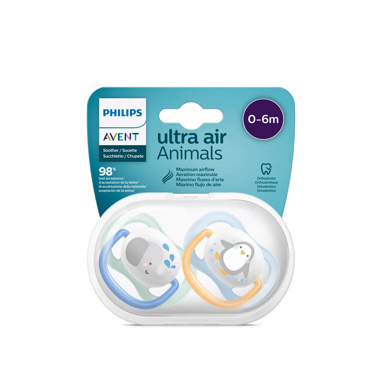 Avent Ultra Air Pacifier 0-6M - Pack of 2 - Skin Society {{ shop.address.country }}