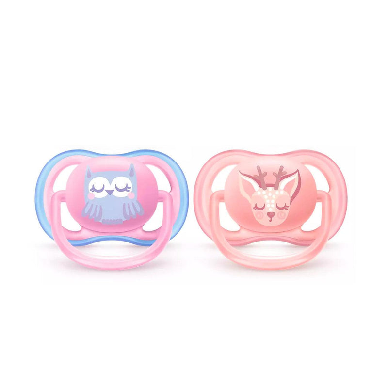 Avent Ultra Air Soother 0-6M - Pack of 2 - Skin Society {{ shop.address.country }}
