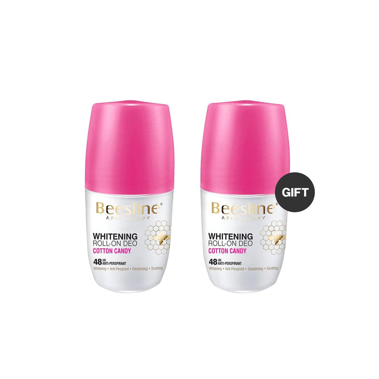 Beesline Whitening Roll-On Deodorant - Cotton Candy Duo - Skin Society {{ shop.address.country }}