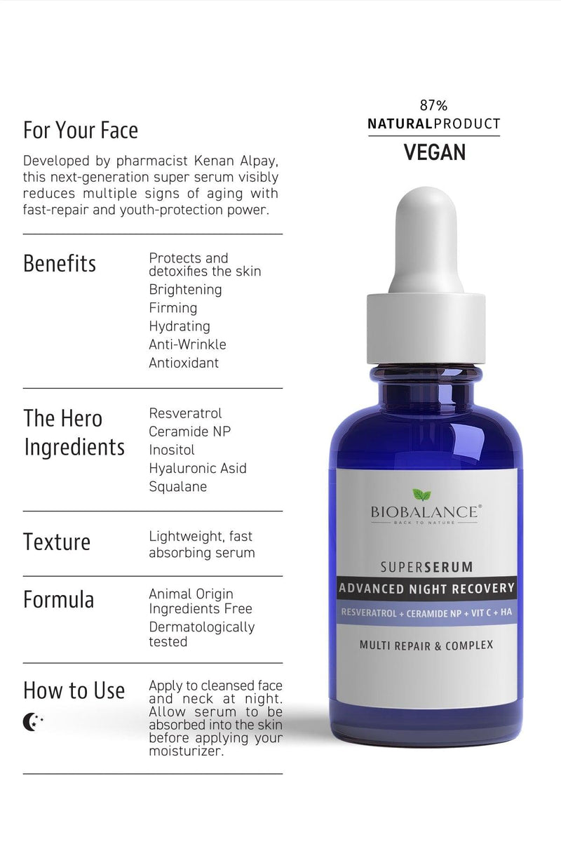 Bio Balance Advanced Night Rrecovery Eye Deep Repair Eye Contour Serum - Skin Society {{ shop.address.country }}